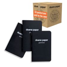 Doane Utility Notebook Small 5.5"x3.5" 24 Sheets/bk 50# Grid   Lines - 3 Pack