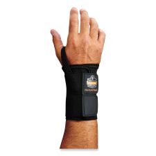 ergodyne ProFlex 4010 Double Strap Wrist Support, Medium, Fits Right Hand, Black
