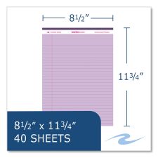 Roaring Spring Enviroshades Legal Notepads, 40 Assorted 8.5 x 11.75 Sheets, 54 Notepads/Carton