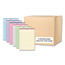 Roaring Spring Enviroshades Legal Notepads, 50 Assorted 8.5 x 11.75 Sheets, 36 Notepads/Carton