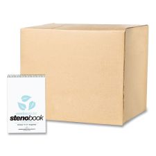 Roaring Spring EnviroShades Steno Pad, Gregg Rule, White Cover, 80 Blue 6 x 9 Sheets, 24 Pads/Carton