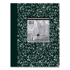 Roaring Spring Lab and Science Marble Notebook, Quadrille Rule (5 sq/in), Green Marble Cover, (60) 10.13 x 7.88 Sheets, 24/Carton