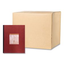 Roaring Spring Lab and Science Numbered Notebook, Quadrille Rule (4 sq/in), Red Cover, (76) 11.75 x 9.25 Sheets, 24/Carton