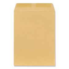 Universal Catalog Envelope, 28 lb Bond Weight Kraft, #10 1/2, Square Flap, Gummed Closure, 9 x 12, Brown Kraft, 100/Box