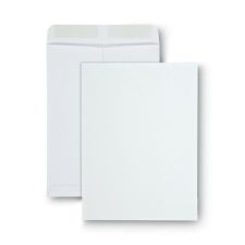Universal Catalog Envelope, 28 lb Bond Weight Paper, #10 1/2, Square Flap, Gummed Closure, 9 x 12, White, 100/Box