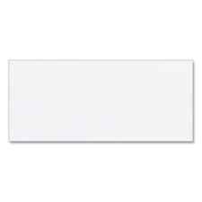 Universal Open-Side Business Envelope, #10, Commercial Flap, Diagonal Seam, Gummed Closure, 4.13 x 9.5, White, 500/Box