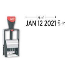 2000 PLUS 2015  Heavy Duty Black Ink Self-Inking Single Line Date Stamp, Date Only, Character Height 5/32"