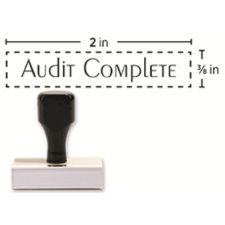 Custom Traditional Rubber Stamp RF14, 3/8" x 2" Impression