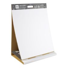 Self-Stick Tabletop Easel Pad, 20" x 23", 20 Sheets, 80% Recycled, White