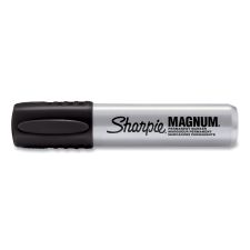 Sharpie Magnum Permanent Marker, Broad Chisel Tip, Black