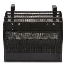 TRU RED Wire Mesh Incline Sorter, Enclosed Design, 4 Sections, Letter-Size, 12.99 x 6.49 x 10.15, Matte Black