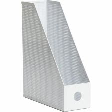 U Brands Modern Perforated Metal Magazine Holder