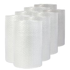Universal Bubble Packaging, 0.19" Thick, 24" x 50 ft, Perforated Every 24", Clear, 8/Carton