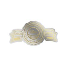 1 3/8" x 2 5/8" Anniversary Foil Imprint (500/PK)