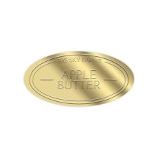 1" x 2" Oval Blind Embossed (500/PK)