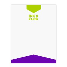 2 PMS Spot Color Letterhead - Flat Print (250/PK)