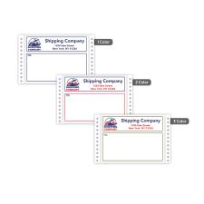 3 7/8" x5 1/4" Rectangle 1, 2, or 3 Color (500/PK)
