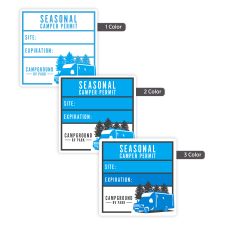 4" x 4" Square 1, 2, or 3 Color (250/PK)