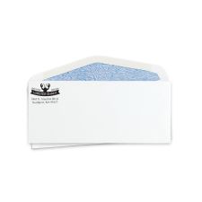 #6 3/4 Security Tint White Wove 24 lb. - Spot Color (250/PK)