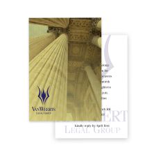 6 Bar Card - Front & Back (25/PK)