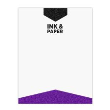Black   1 PMS Spot Color Letterhead - Raised Print (250/PK)