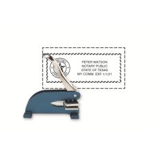 Custom Official KO Desk Seal 1" x 2" (1/PK)