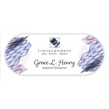 Full Color Name Badge - Shape D (1/PK)