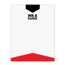 Two Standard Spot Color Letterhead - Flat Print (250/PK)