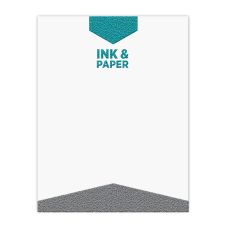Two Standard Spot Color Letterhead - Raised Print (250/PK)