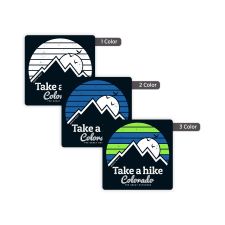 3" x 3" Square 1, 2, or 3 Color (250/PK)
