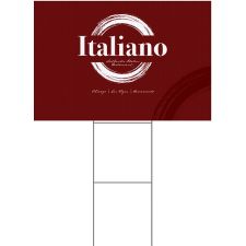Custom 2-Sided, Full Color Corrugated Plastic Yard Sign, H Stake, 24 x 18 (1/PK)