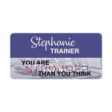 Full Color Name Badge - 1 1/2" x 3" (1/PK)