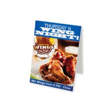 Full Color Table Tent Sign, 8" x 6" (1/PK)