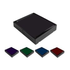 2000 Plus PrintPro 1-Color Square Replacement Ink Pad Q30D, 1-1/8" X 1-1/8"