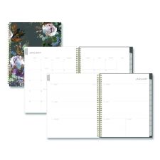 Blue Sky Kelly Ventura Midnight Garden Weekly/Monthly Planner, Floral Artwork, 11 x 8.5, Multicolor Cover, 12-Month (Jan to Dec): 2026