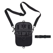 ergodyne Arsenal 5717 Convertible Nurse Belt Bag, 10 Compartments, 7 x 10, Nylon, Black