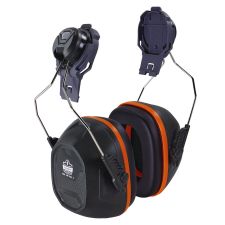 ergodyne Skullerz 8880 NRR 26dB Hard Hat Mounted Earmuffs, Cap-Style, Gray