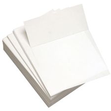 Lettermark Punched & Perforated Papers with Perforations 3-2/3" from the Bottom - White