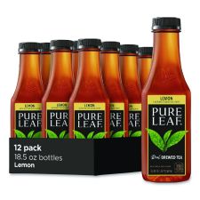 Pure Leaf Iced Tea, Lemon, 18.5 oz, 12/Carton