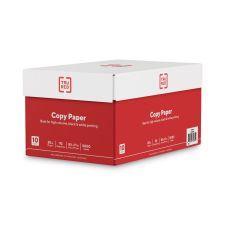 TRU RED Printer Paper, 92 Bright, 20 lb Bond Weight, 8.5 x 11, 500 Sheets/Ream, 10 Reams/Carton
