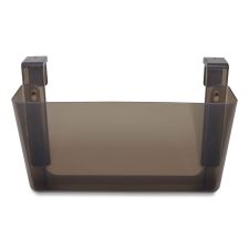 TRU RED Unbreakable Plastic Wall File, Letter Size, 13" x 3.69" x 7.17", Smoke