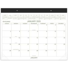 2025 AT-A-GLANCE 2-Color Monthly Desk Pad, 21-3/4" x 17", Traditional, January 2025 To December 2025, GG250000