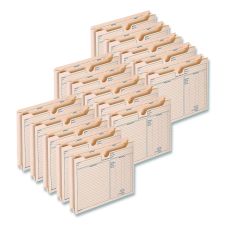 Adams Pre-Printed Heavy-Duty Reinforced File Pocket, 2" Expansion, Letter Size, Manila, 15/Pack