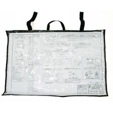 AdirOffice Large Document Protection Blueprint Plan Holder, Holds ARCH D (24" x 36"), Clear