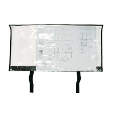 AdirOffice Large Document Protection Blueprint Plan Holder, Holds ARCH E (36" x 48"), Clear