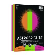 Astrobrights Color Cardstock -"Bright" Assortment, 65 lb Cover Weight, 8.5 x 11, Assorted, 150/Pack