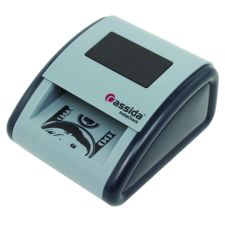 Cassida InstaCheck Counterfeit Detector for USD, 6 Detection Methods, 4.2" x 5.1" x 2.7", Gray