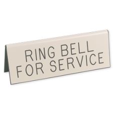 Engraved Table Tent Sign, 2" x 5 3/4" (1/PK)