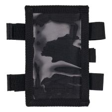ergodyne Squids 3390 Dual Band Arm ID/Badge Holder with Hook-and-Loop Closure, Vertical, Black, 3.75 x 5.75, 2.75 x 4.75 Insert