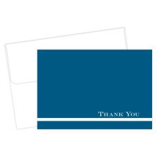 Great Papers! Note Card and White Envelopes, Thank You, Midnight Blue, 4.875" x 3.375"(folded), 24 count